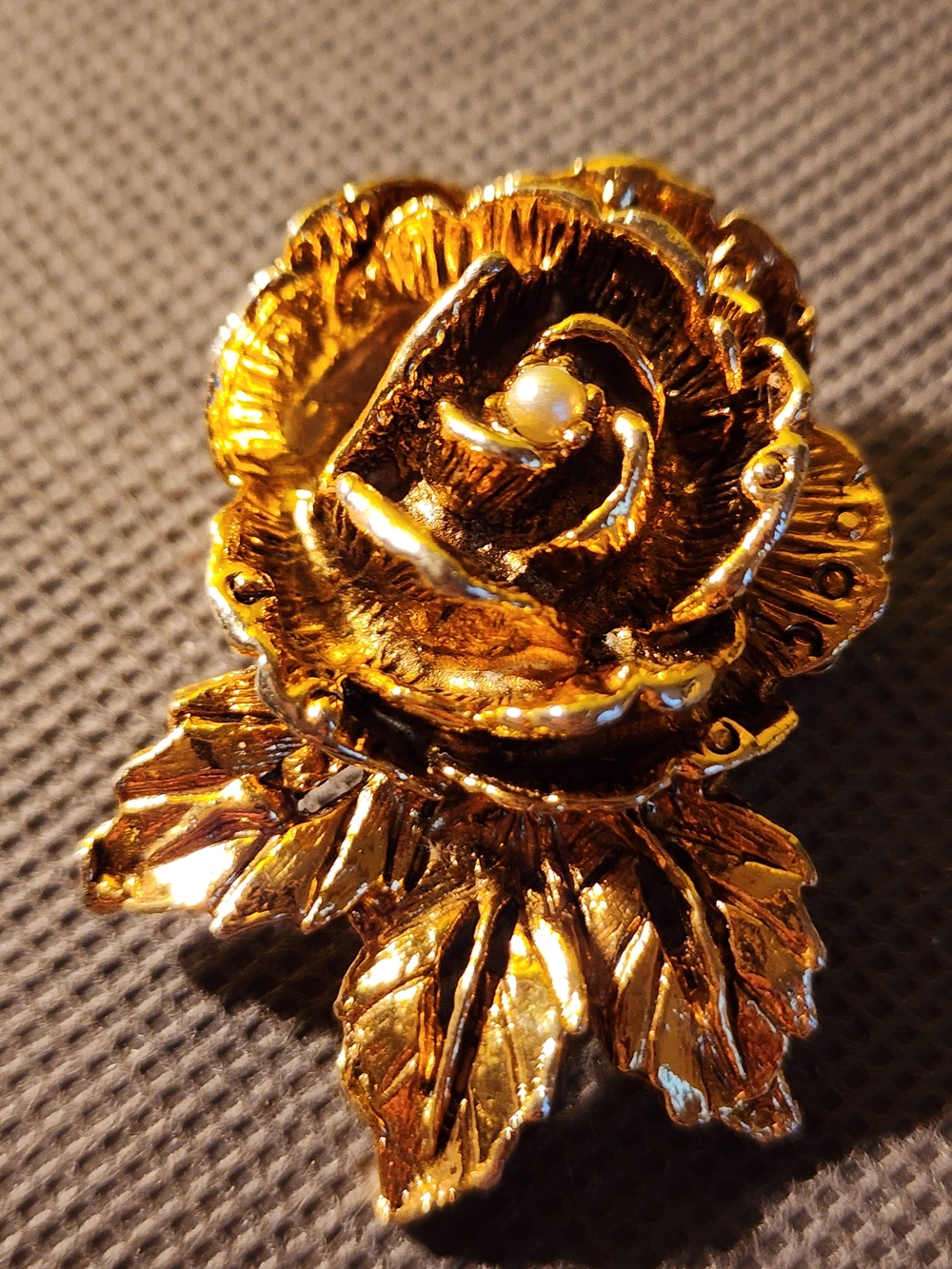 Gold Brooch Pin - Women Jewelry